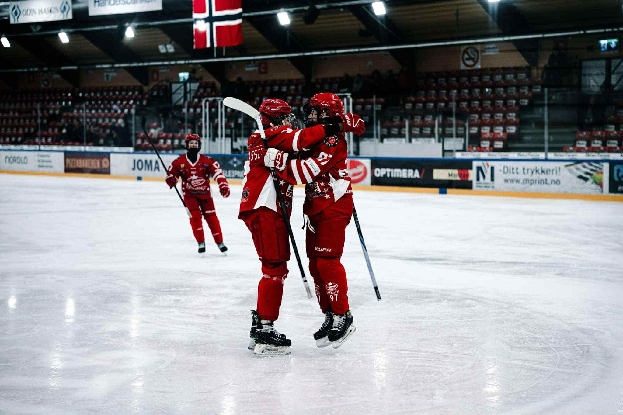 Stjernen Ung hockey players